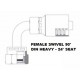 Female 90° DIN Heavy (Swivel)